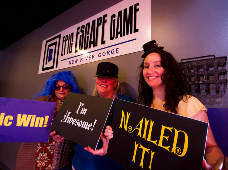Epic Escape Game New River Gorge Successful Participants